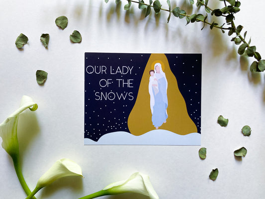 Our Lady of the Snows Print